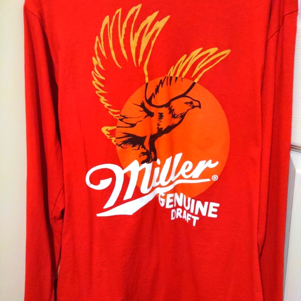 Red Miller Genuine Draft Long Sleeve Shirt
